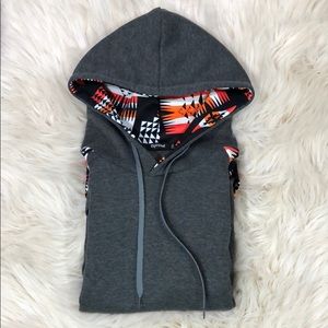 Men’s Tribal Print Hoodie